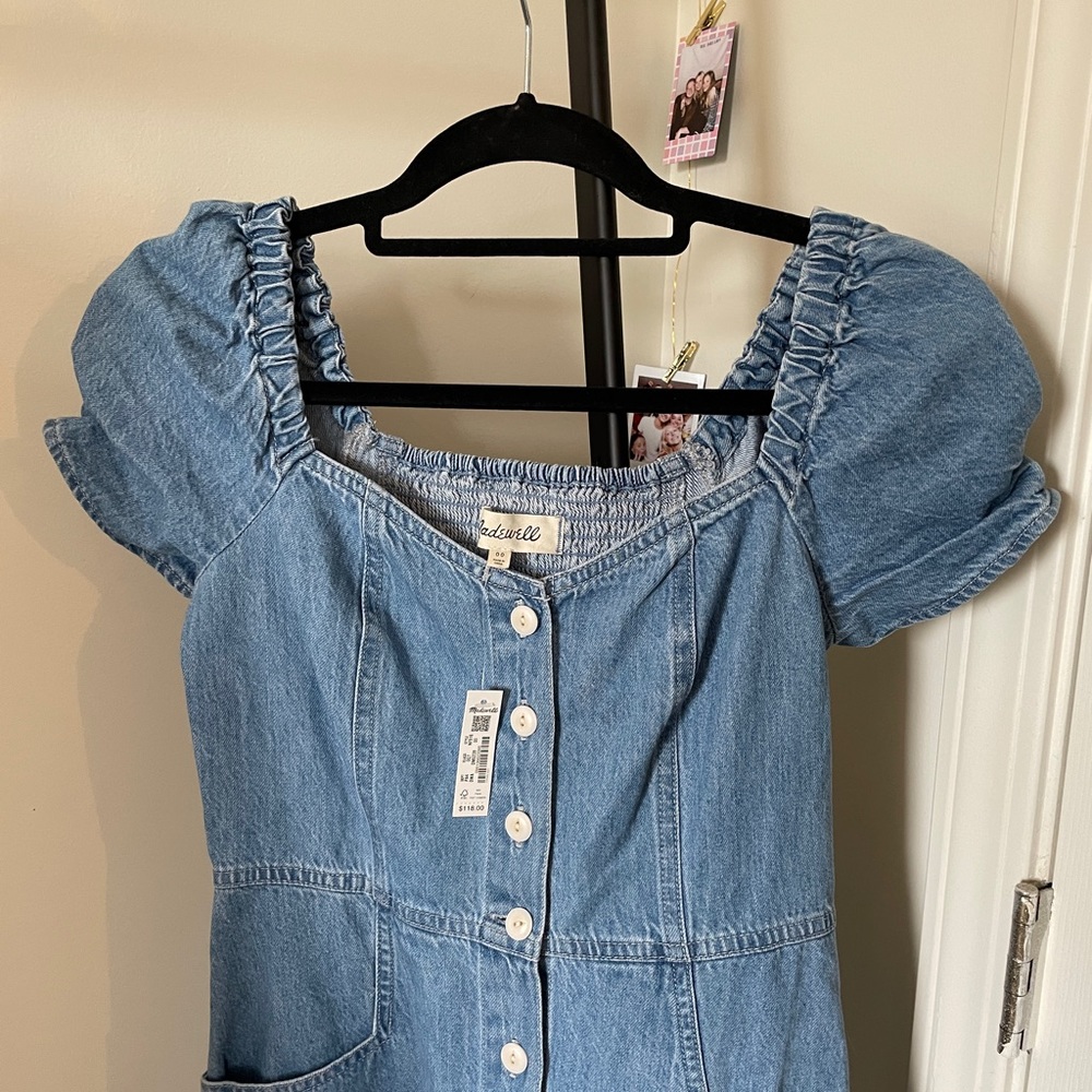 NWT Madewell denim dress